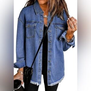 Classic Blue Denim Jean Jacket